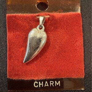 Silver Heart Charm Pendant - Women Jewelry Bracelets